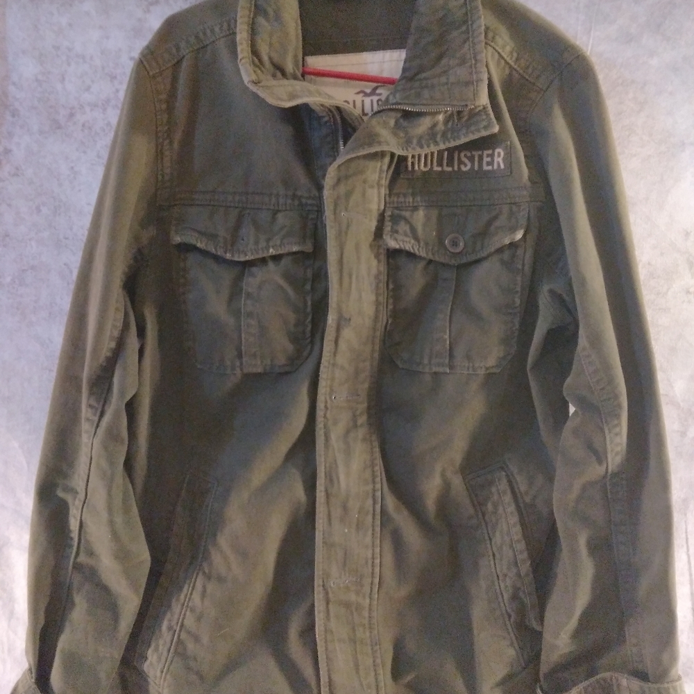 Hollister washed and worn La Jolla jacket